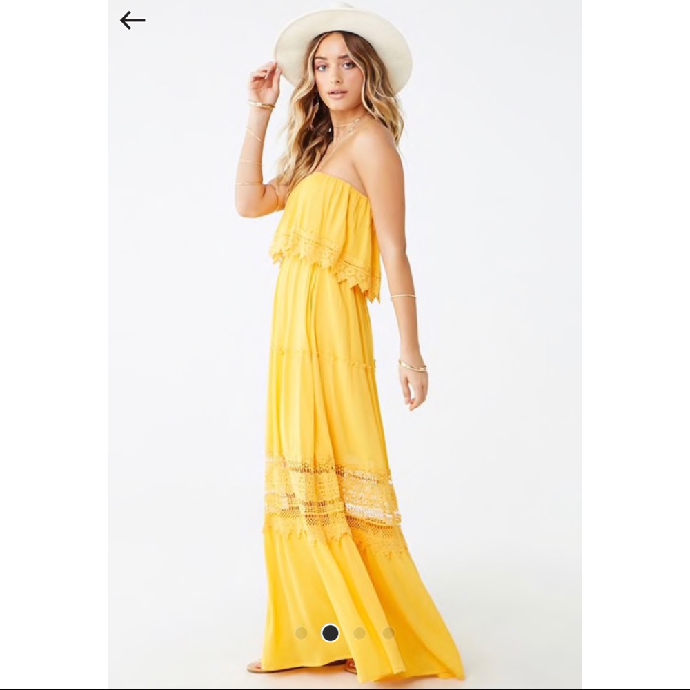 Strapless Maxi Dress